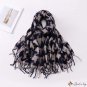 Early autumn new imitation cashmere scarf female warm fringe long thickened multi-color scarf shawl