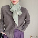 Pointed angle knitted scarf autumn and winter models knitted floating belt female multi-color decora