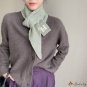 Pointed angle knitted scarf autumn and winter models knitted floating belt female multi-color decora