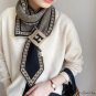 Pointed sweet wind autumn and winter models knitted scarf female multi-color decorative printing obl
