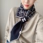 Pointed sweet wind autumn and winter models knitted scarf female multi-color decorative printing obl