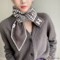 Pointed sweet wind autumn and winter models knitted scarf female multi-color decorative printing obl