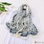 Early autumn new scarf shawl room printing horse imitation cotton linen long scarf fashion magenta s