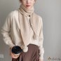 Pointed hair ball wind autumn and winter models knitted scarf female multi-color decorative printing