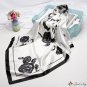 Silk scarf female 90cm headscarf simulation silk scarf shawl