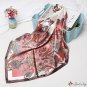 Silk scarf pattern new printing simulation silk small square scarf headscarf female shawl