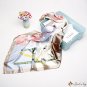Simulated silk scarf 90 * 90CM printed small square scarf