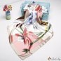 Simulated silk scarf 90 * 90CM printed small square scarf