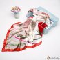 Simulated silk scarf 90 * 90CM printed small square scarf