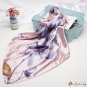 Silk scarf 90cm new simulation silk flower printing ladies hundred small square scarf shawl