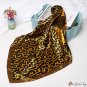 Simulation silk small square scarf female 90cm new silk scarf Variety printing square scarf shawl