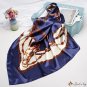 The new silk scarf female printing small square shawl headscarf