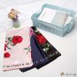 Silk scarf female 90cm new rose printing simulation silk small square scarf