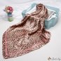 Silk scarf female new spring simulation silk small square scarf printing square scarf shawl pattern