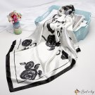Silk scarf female new simulation silk printing small square scarf shawl silk scarf
