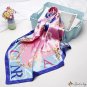 Silk scarf female new letter printing simulation silk small square scarf shawl headscarf