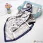 Silk scarf new printing small square scarf female simulation silk shawl box