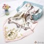 Small square scarf new sailboat printing simulation silk scarf ladies shawl