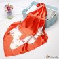 Silk scarf female 90 * 90CM new simulation silk square scarf printing scarf shawl headscarf