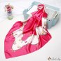 Silk scarf female 90 * 90CM new simulation silk square scarf printing scarf shawl headscarf