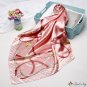 Silk scarf female new simulation silk small square scarf printing shawl scarf