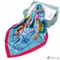 Silk scarf female new spring models simulation silk printing shawl small square scarf scarf