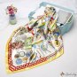 Silk scarf female new simulation silk printing square scarf shawl headscarf 90 * 90CM