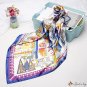 Silk scarf female new simulation silk printing square scarf shawl headscarf 90 * 90CM