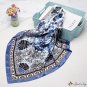 Silk scarf female new simulation silk small square scarf printing scarf shawl headscarf spring