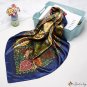 Silk scarf female new simulation silk small square scarf printing scarf shawl headscarf spring