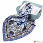 Silk scarf female new simulation silk small square scarf printing scarf shawl headscarf spring
