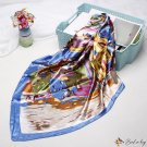 90cm printing large square scarf fashion simulation silk scarf activities scarf female