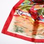 90cm printing large square scarf fashion simulation silk scarf activities scarf female