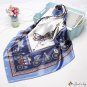 Square scarf female new simulation silk scarf carriage print shawl scarf headscarf