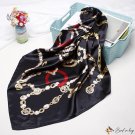 Silk scarf female new 90 * 90 simulation silk small square scarf printing scarf shawl headscarf