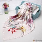 Spring and summer new satin simulation silk printing square scarf decorative silk scarf women silk s