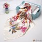 Spring and summer new satin simulation silk printing square scarf decorative silk scarf women silk s