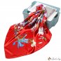 Spring and summer new satin simulation silk printing square scarf decorative silk scarf women silk s
