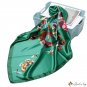 Silk scarf female 90cm new simulation silk large square scarf butterfly printed headscarf shawl box