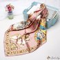 Printed silk scarf female new simulation silk square scarf scarf silk shawl headscarf 90cm