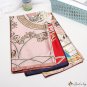 Printed silk scarf female new simulation silk square scarf scarf silk shawl headscarf 90cm