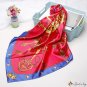 Printed silk scarf female new simulation silk square scarf scarf silk