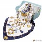 Printed silk scarf female new simulation silk square scarf scarf silk