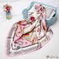 90cm printing silk scarf female new simulation silk small square scarf headscarf shawl