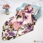 Simulation silk scarf female printing carriage chain large square scarf satin scarf 90cmX90cm