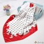 Simulation silk scarf female printing carriage chain large square scarf satin scarf 90cmX90cm
