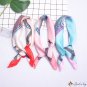 Silk scarf female new simulation silk printing color blocking small square scarf shawl 53cm