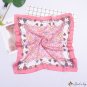Silk scarf female new simulation silk printing square scarf shawl bank