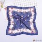 Silk scarf female new simulation silk printing square scarf shawl bank