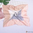 Silk scarf female models simulation silk printing small square scarf bank scarf shawl 53cm